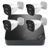 Комплект за видеонаблюдение TVT – 4 IP PoE камери 2MP и NVR